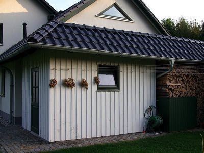 Carport mit Walmdach